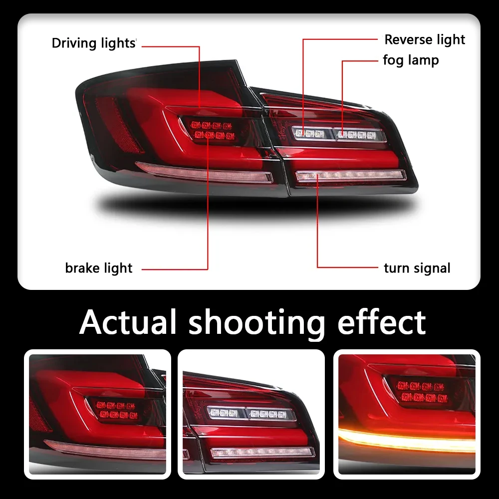 

For BMW F10 F18 525i 530i 535li 5 Series 2010-2013 LED Car Taillights Replacement Assembly Plug and Play Tool Accessories