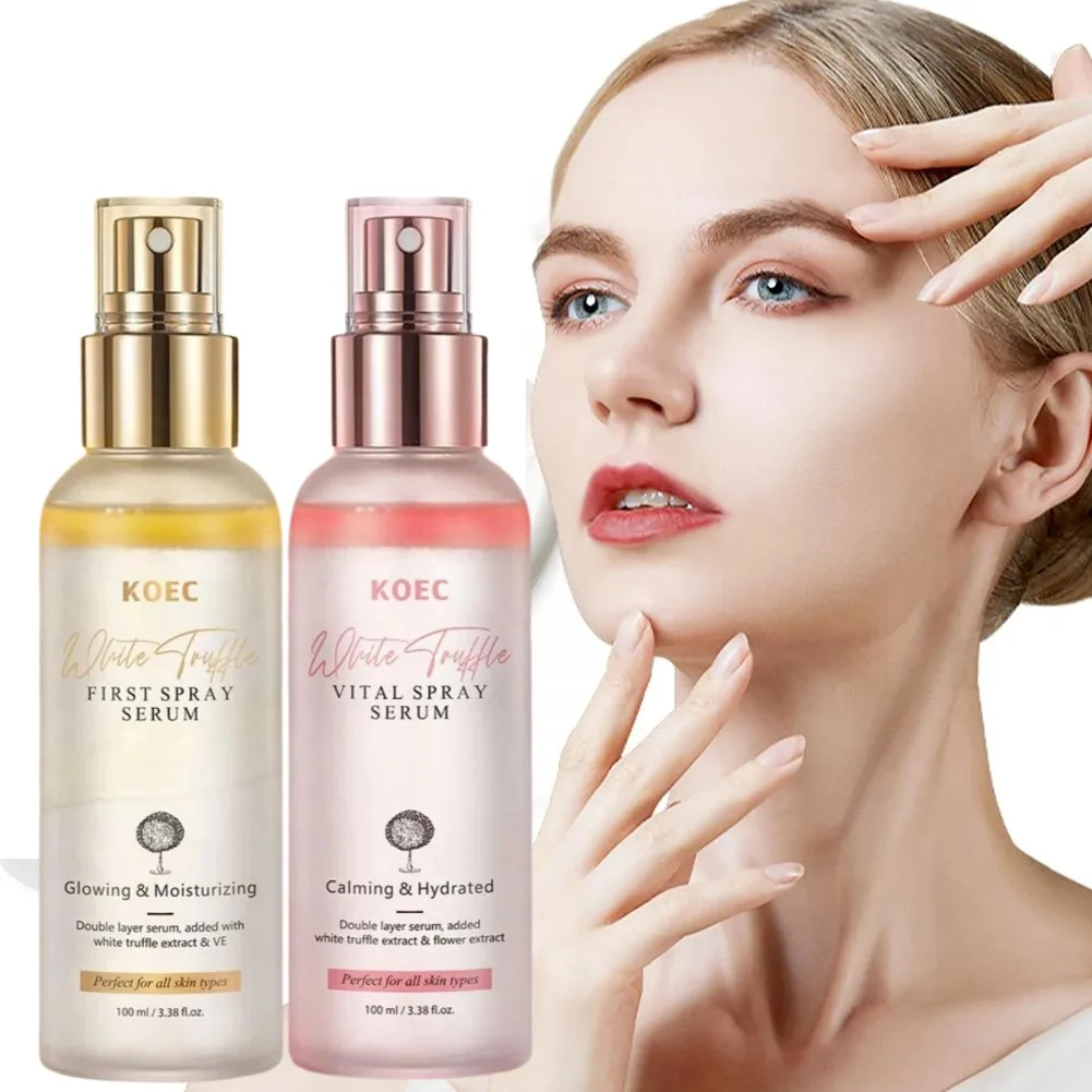White Truffle First Spray Serum-Korean Skin Care Makeup-Calming Spray For Sensitive Skin-Glowing Facial Serum Before Makeup