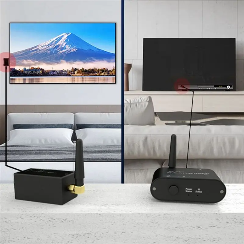 【New User】Wireless IR Repeater, Wireless IR Repeater Kit / Remote Control Extender Kit -T2 to Control Smart Home Devices(E4)