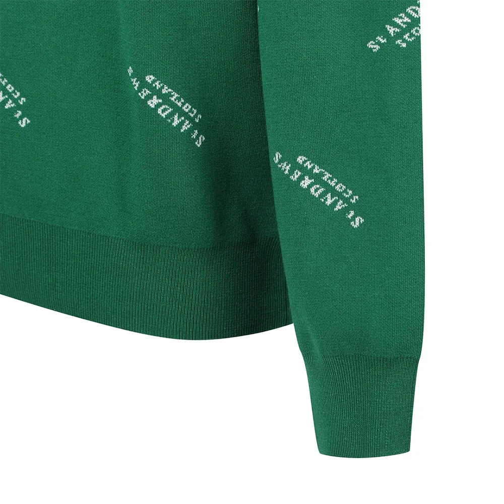 Men's Simple High-end Knitted Sweater Sports Trend Golf Wear Luxury All-match Outdoor Warmth