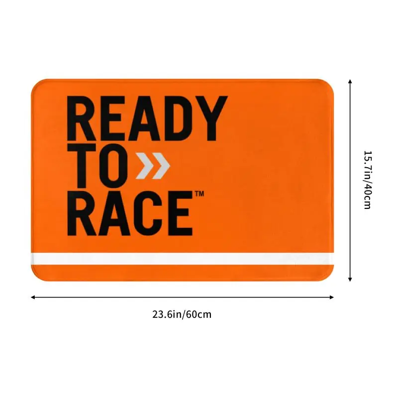 Ready To Race Front Floor Door Entrance Mat Indoor Motorcycle Rider Bath Kitchen Doormat Balcony Carpet Rug Toilet Footpad