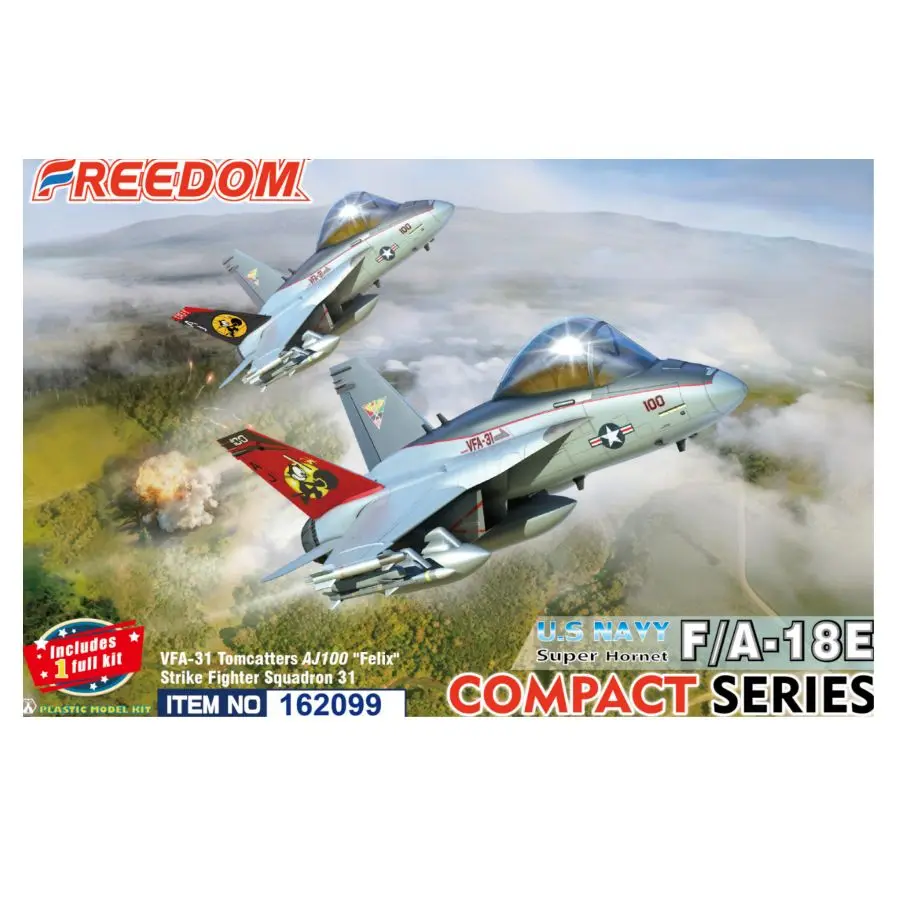 FREEDOM 162099 Compact Series US NAVY F/A-18E Super Hornet VFA-31 Tomcatters Kit