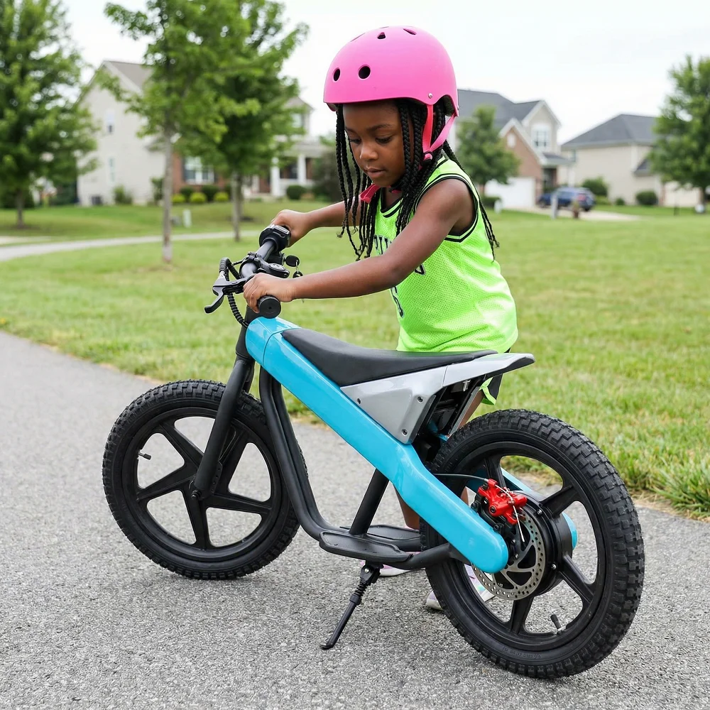 Sturdy Aluminum Kids Electric Bike 3 Speed Disc Brake Off-Road E-Bike for Children