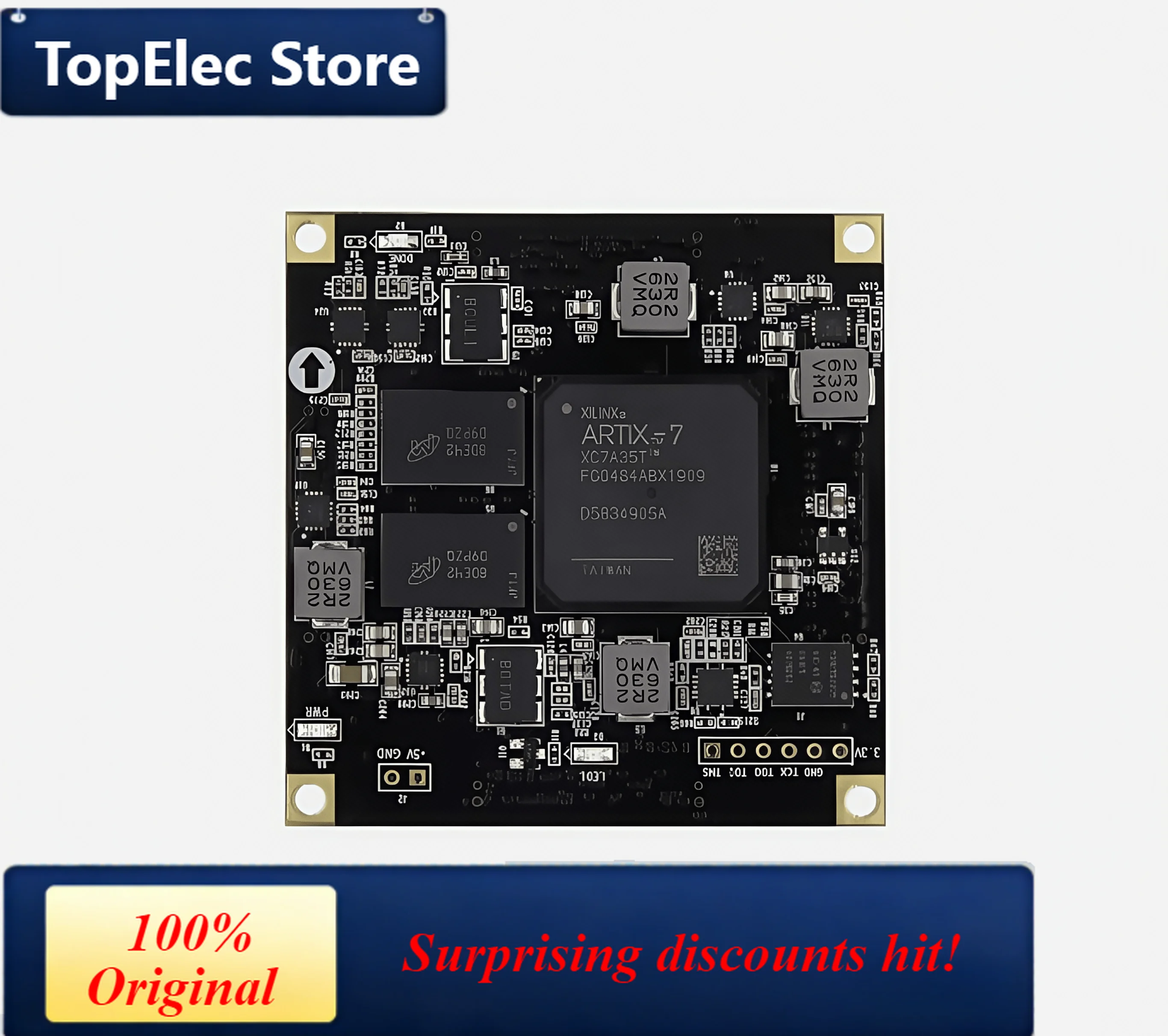 TopElec Xilinx Artix7 SOM FPGA Core Board XC7A35T AC7A035