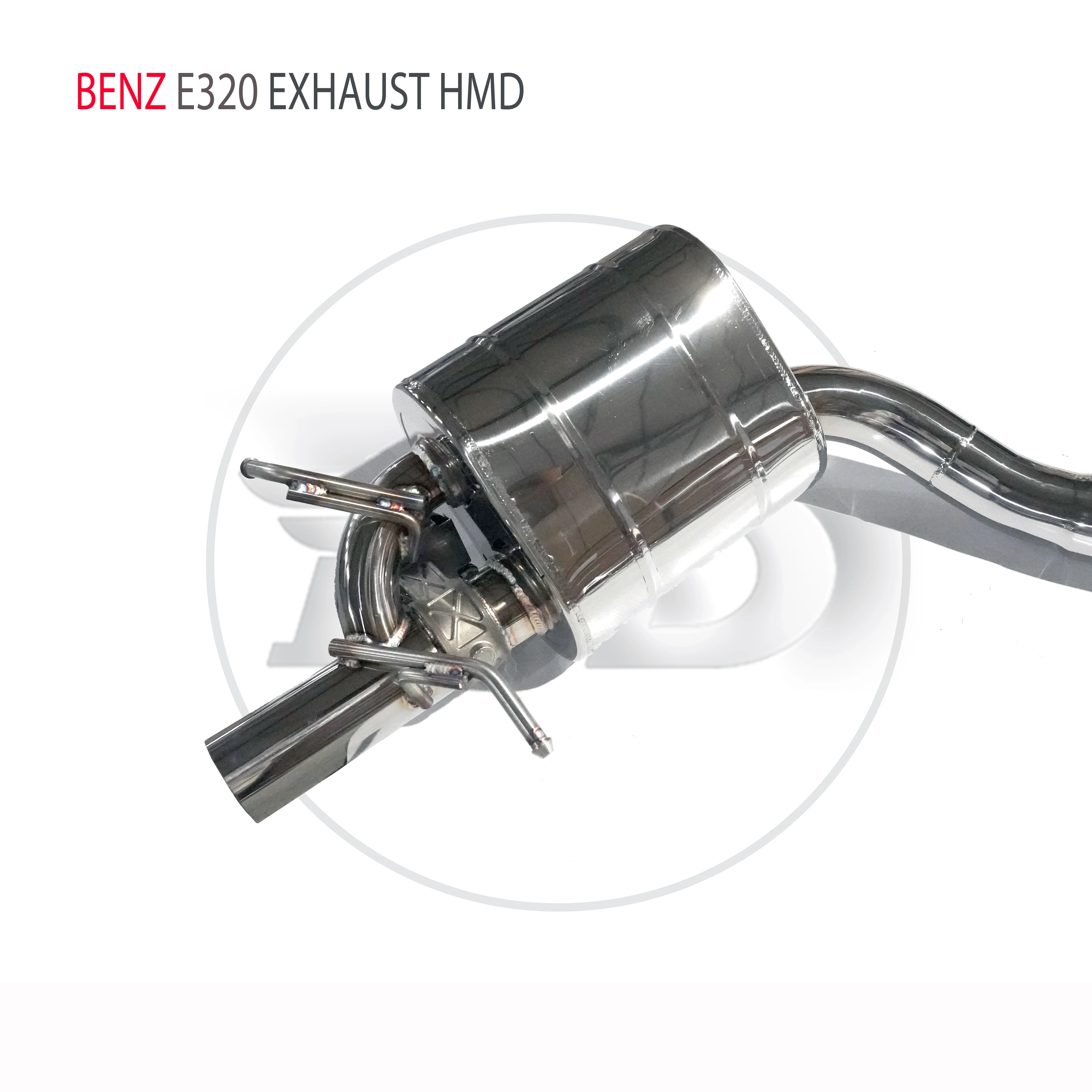 HMD Stainless Steel Exhaust Systemfor BENZ E320 3.0T Auto Modification Custom Valve Muffler