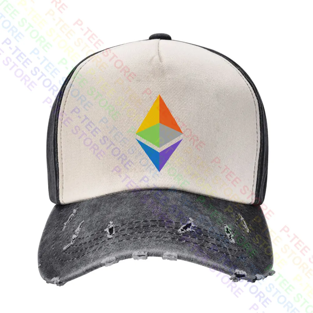 Ethereum 2.0 Eth Crypto Hodler Minimalistic Web3 Nft Merch Baseball Cap Snapback Caps Knitted Bucket Hat