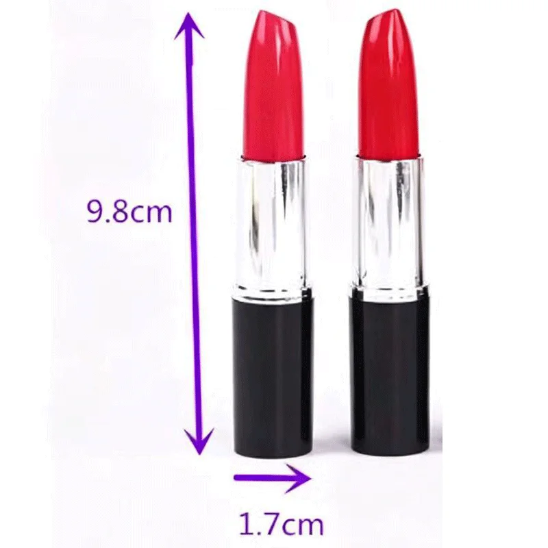 200Pcs Novelty Lipstick Shape Ballpoint Pen 0.5mm, Funny Simulation Lipstick Signature Pen, Fashion Makeup Style Writing Pen
