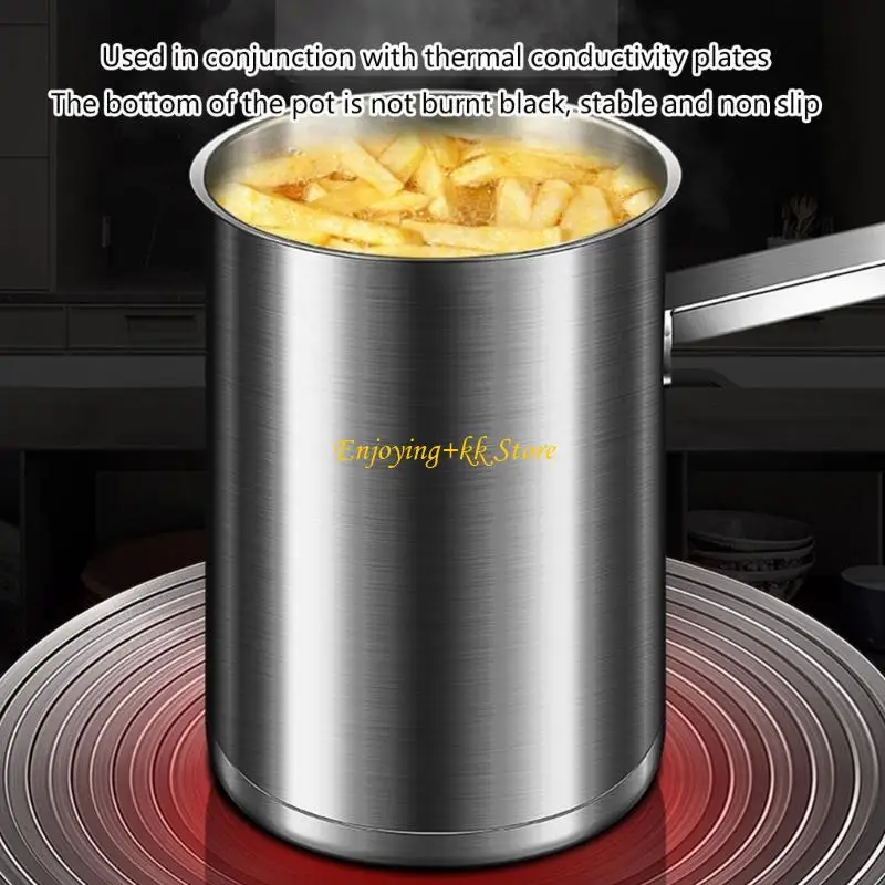 

Q1JB Deep Fat Fryers Large Frying Cookware Suitable for Restaurant Tempuras Chicken