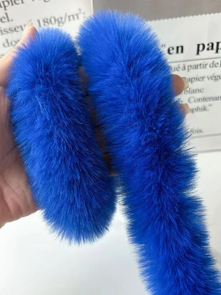 

5M Artificial Rabbit Fur Ribbon 5cm Width Fluffy Plush Trim for DIY Apparel Sewing Costume Home Decor