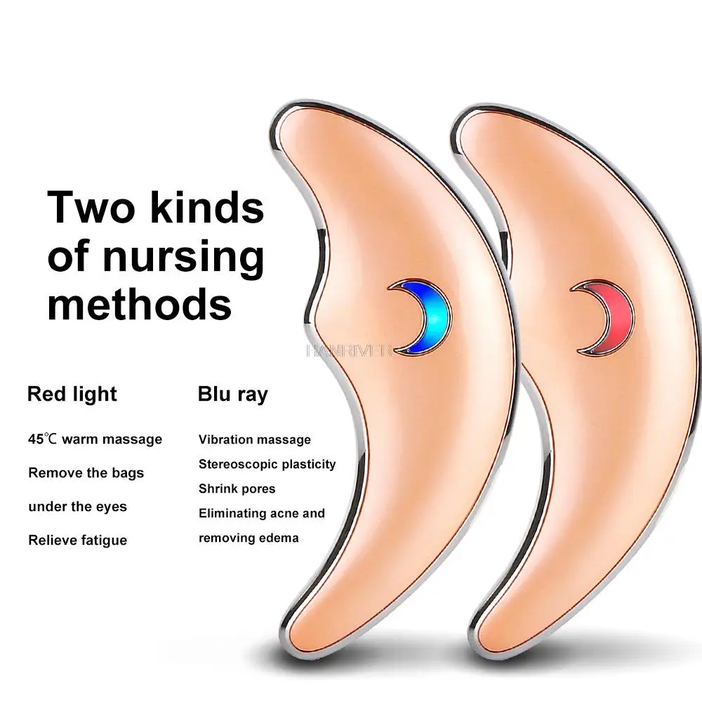 フェイスネックかっさマッサージマシン、顔のしわ除去デバイス、ボディスリミングマッサージャー、電動スキンマッサージスクレイピングツール