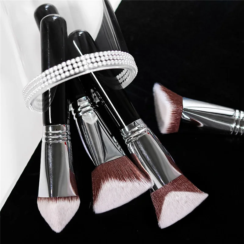 

Hot Sale 4-Pack For Full Face Multifunctional Foundation Brush 3D 4D Multi-Faceted Makeup Brush Powder Liquid Concealer Brush