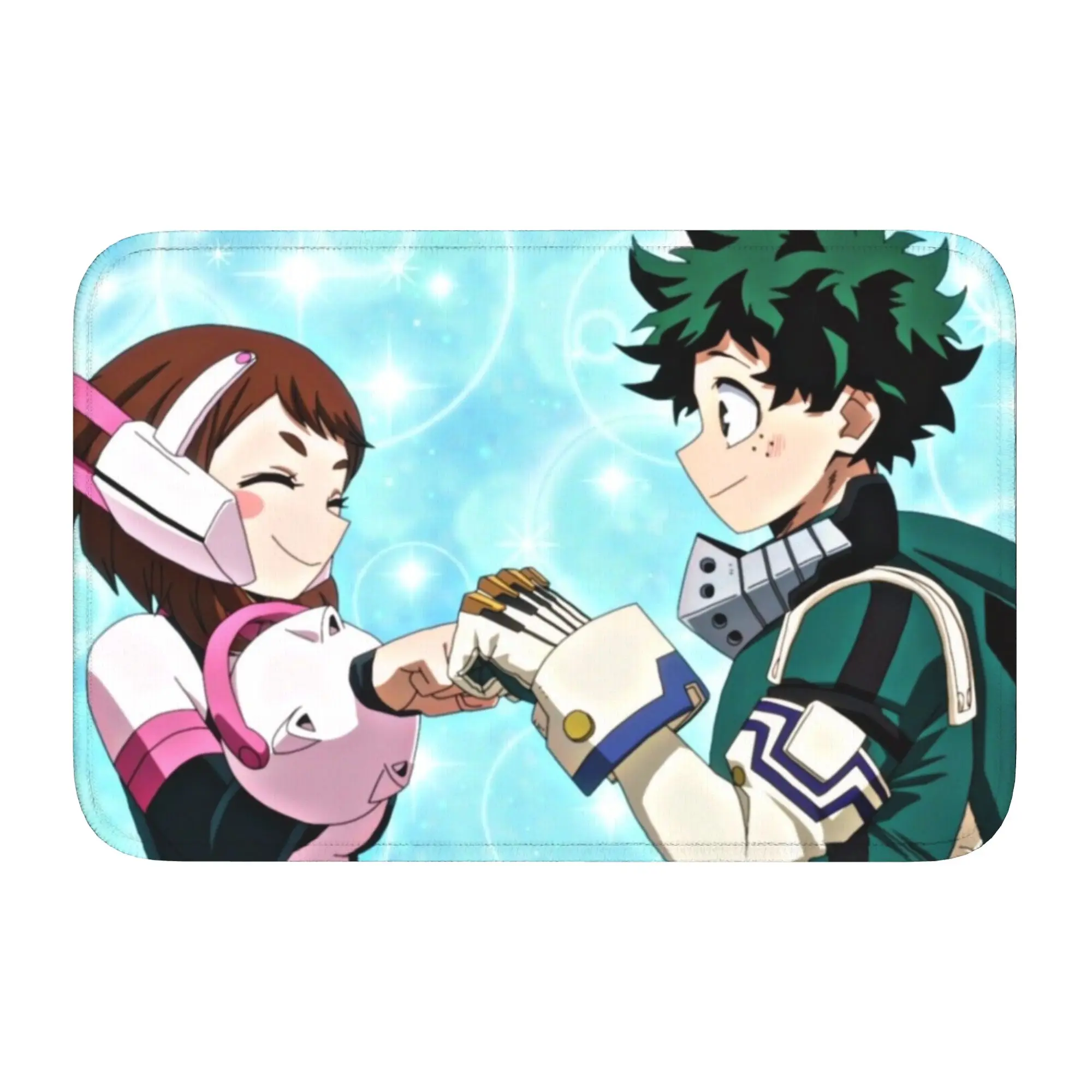 My Hero Academia Boden- und Türmatte für Küche und Badezimmer, rutschfeste Fußmatte für den Außenbereich, Garten, Wohnzimmer, Eingangsbereich, Teppich, Fußpolster