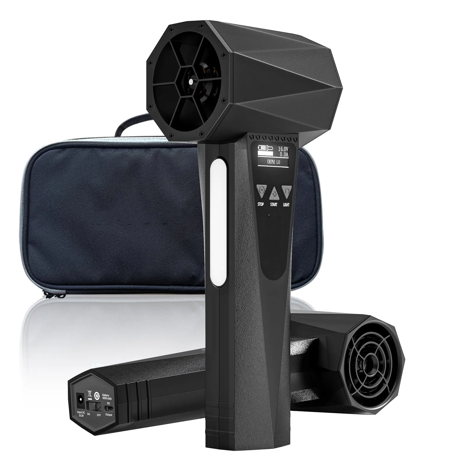 200000 RPM Air Blower Handheld Electric Turbo Jet Fan 60MM Brushless 1600g thrust Motor Violent Blower Industrial Duct Fan