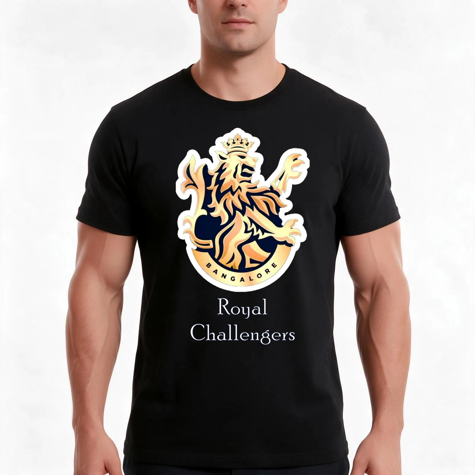 IPLRCBRoyal Challengers Banglore T-Shirt Summer Casual Cotton Tee Oversized Streetwear Tops Vintage Graphic Print