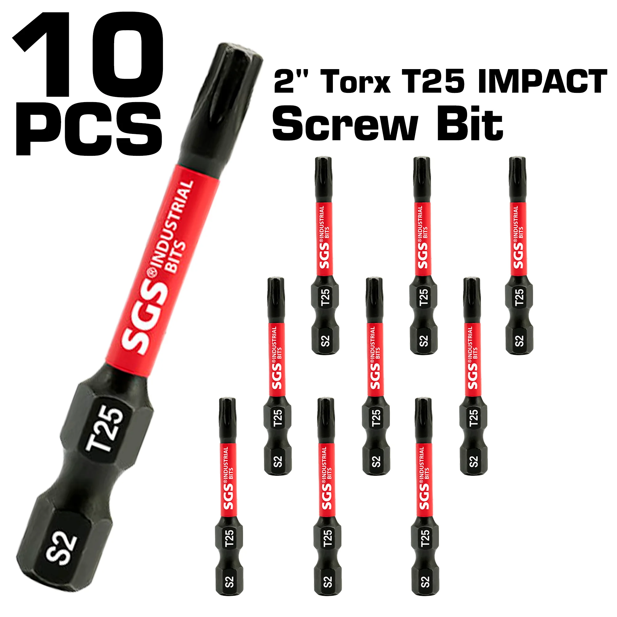 5/10/20Pcs Strong Magnetic Anti-Slip and Shock-Resistant T25 Screwdriver Bit Set, 50mm, Impact-Resistant and Wear-Resistant, High Hardness and Rust-Proof, Suitable for Hardware Repair Tools