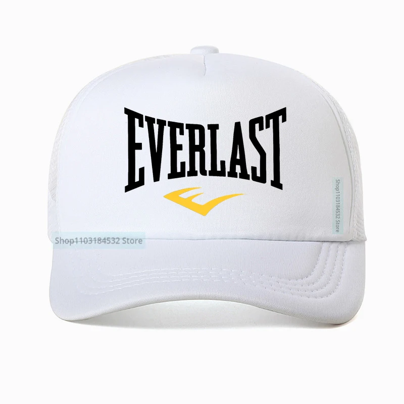 Everlast Boxing Baseball Cap men Gym Everlast Logo hat Summer Outdoor Breathable Mesh Snapback Hats Casquette