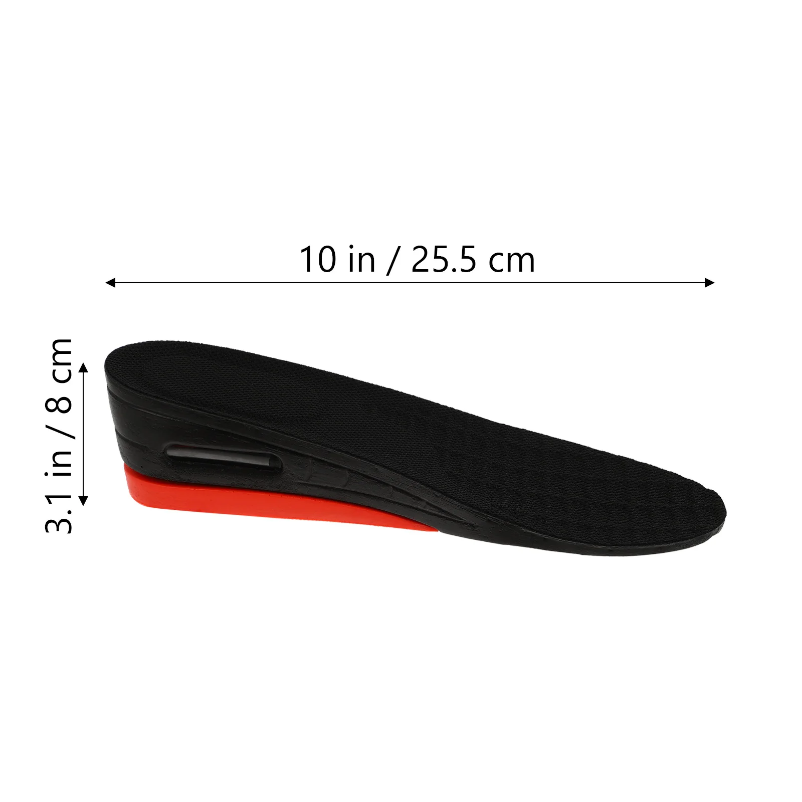 Height Increase Shoes Pad Comfortable Insole Easy Inserts Lift 5cm - Size S height shoe pad height shoe inserts