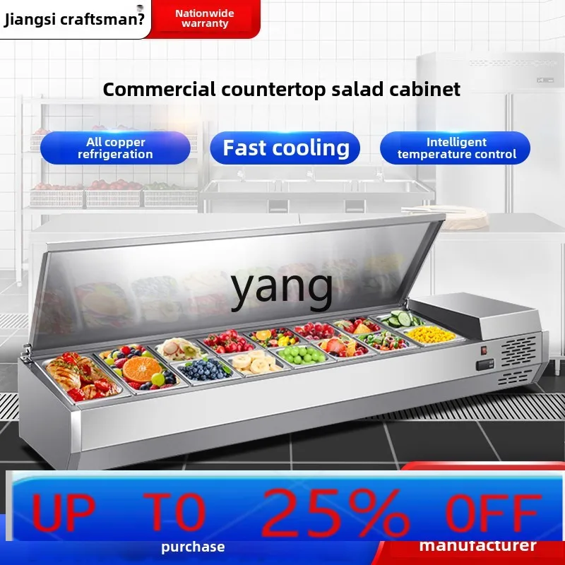 CX countertop salad Taiwanese commercial fresh-keeping cabinet desktop pizza dessert refrigerator