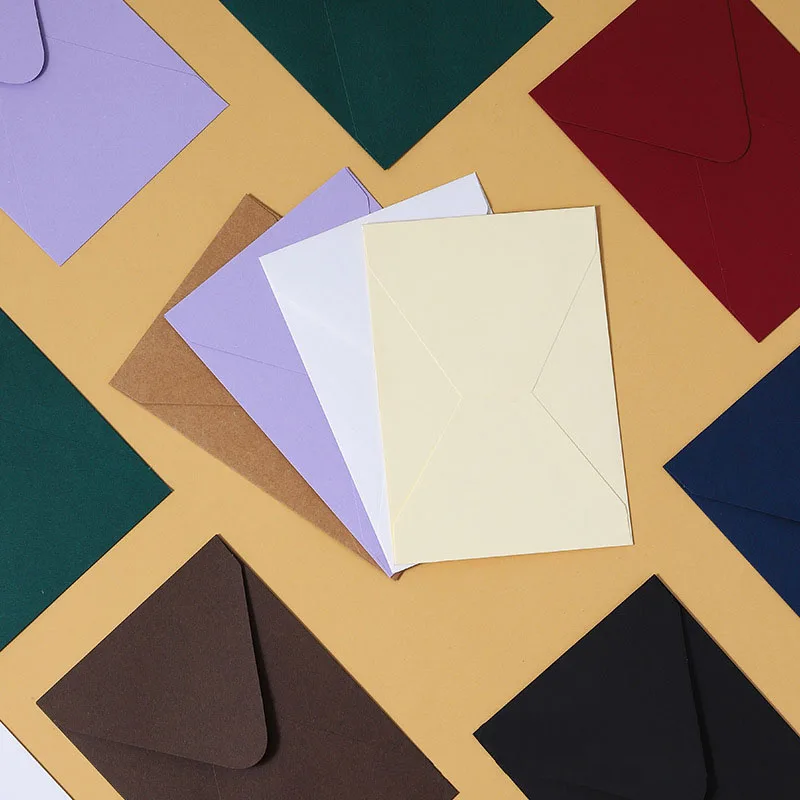 50pcs/lot Envelopes Vertical Style Business Supplies 150g Paper Wedding Invitations Postcards Letter Giftbox Packing Stationery