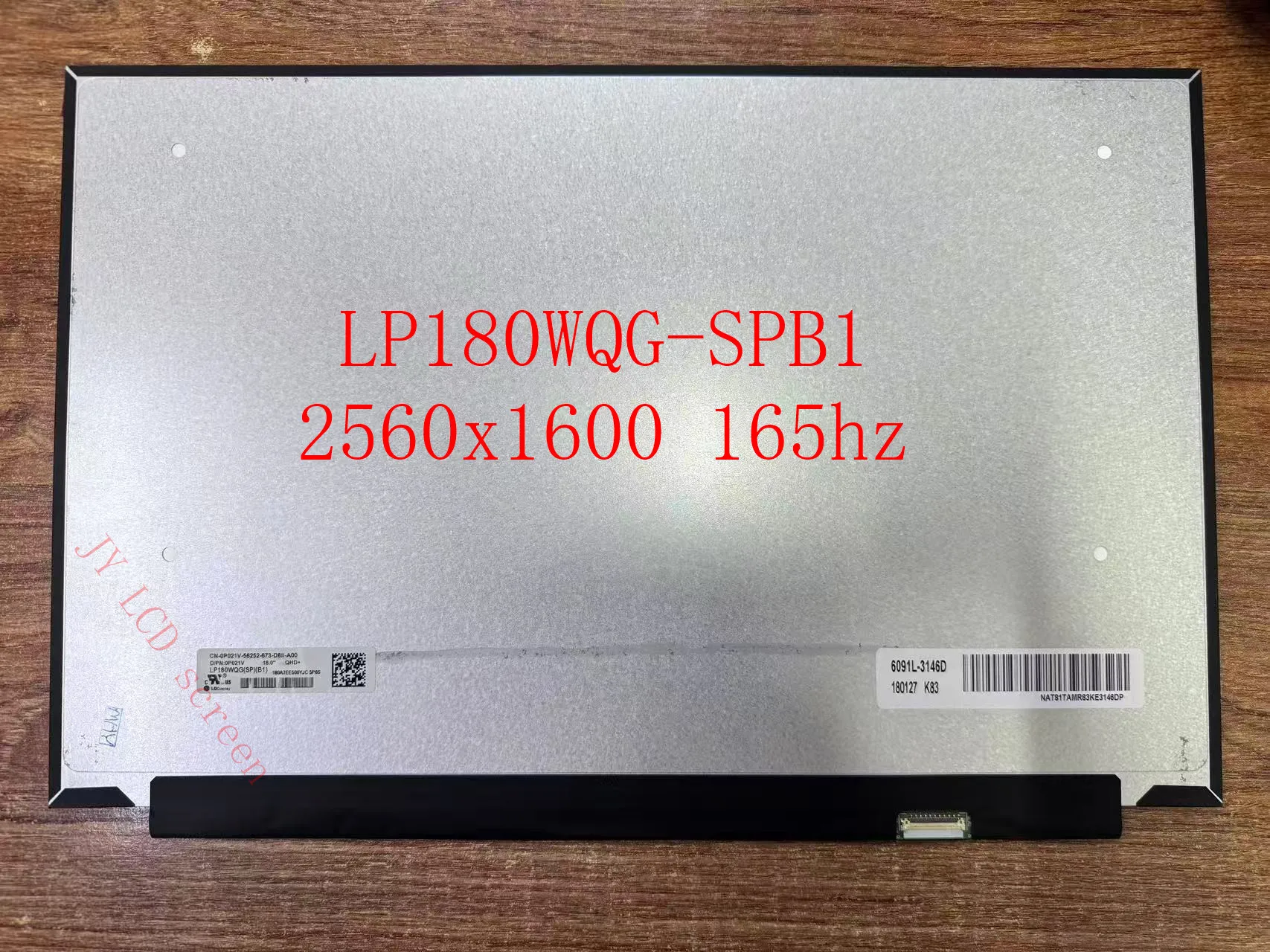 18.0 inch 1920x1600 EDP 40 Pins 165Hz LP180WQG SPB1 LP180WQG-SPB1 IPS Laptop LCD Screen Display Matrix Panel