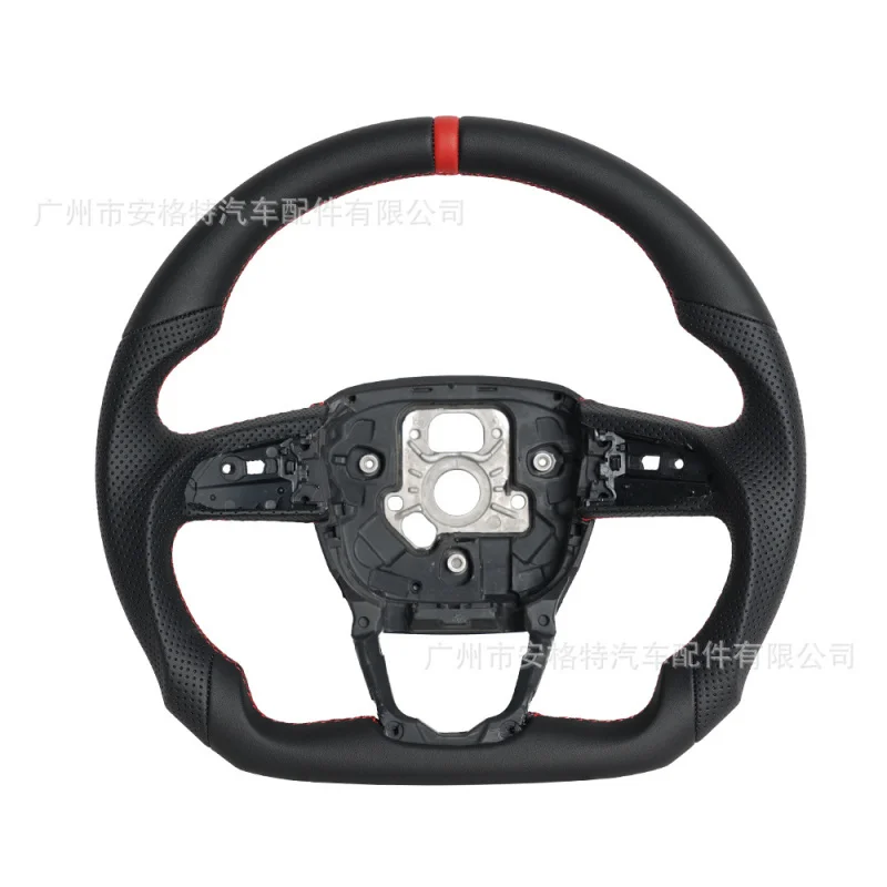 Suitable for  Audi Q5 SQ5 Q3 SQ3 18~21 full leather car steering wheel modification