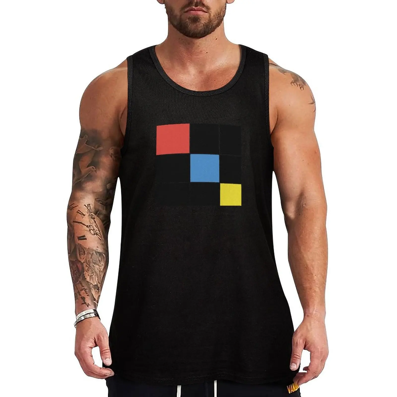 

Trinomial Cube Tank Top quick-drying t-shirt Men's sleeveless Men's clothing