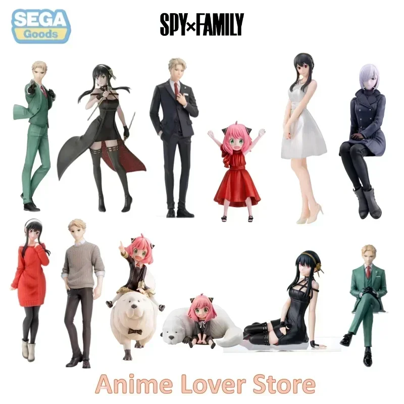 In Stock Original SEGA SPY×FAMILY Yor forger Loid Forger Anya Bond Anime Figure Toys for Kids Gift Christmas birthday gifts