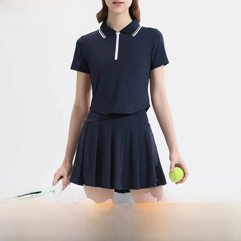 

Женский летний новый теннисный костюм, комплект ort irt ort Sve, спортивная одежда, повседневная удобная дышащая одежда для спортзала, Fitn