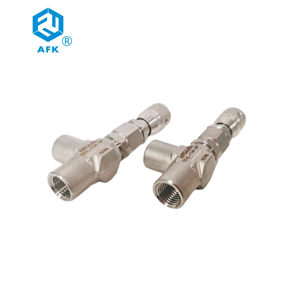 AFKLOK Stainless Steel SS316 Female Tube Union Trimming Valve Micro Regulating Valve Metering Control Valve