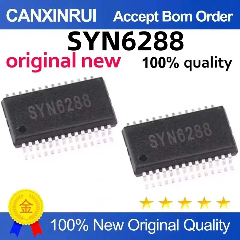 The new original imported SYN6288 SSOP-28 embedded Chinese speech synthesis chip can be directly shot