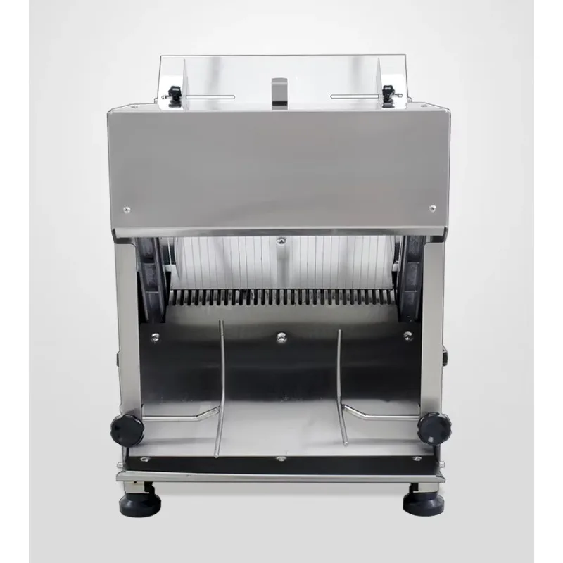 High Productivity Stainless Steel Bread Slicer New 220V Electric Bread Cutting Machine for Food Shops and Restaurants