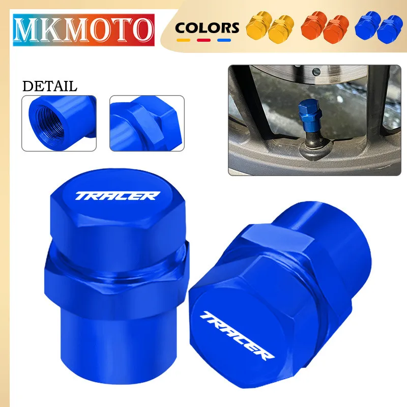 Hot Sales For TRACER7 7GT 700GT TRACER700 900 TRACER9GT 900GT Motorcycle CNC Aluminum Tire Valve Air Port Stem Cover Caps tracer