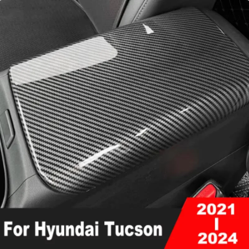 

Chrome carbon fiber armrest box, front /rear wheel eyebrows trim modern Tucson NX4 2021-2023 trim accessories