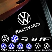 2 LED Car Door Projector Logo Light For VW Jetta Golf 5 6 7 Sharan 7N Touran Arteon CC Passat Magotan B6 B7 B8 Tiguan Touareg 7P