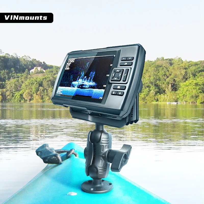 

Крепление VINmounts 2.25'' для эхолота повышенной прочности с двумя кронштейнами, круглым основанием, поворот на 360° ° Поворотное универсальное морское электронное оборудование