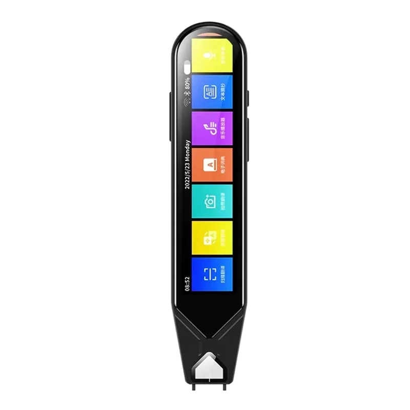 

SUNRI-MD08 Smart Voice Translator 5.0" Screen Multiple Languages Support Dictionary Translation Pen Scanner For Learning