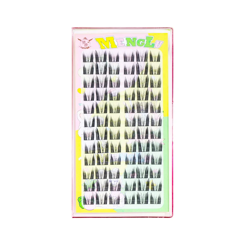 Neue Puppe Wimpern Verlängerung Natürliche Cat Eye Falsche Wimpern Cosplay Make-Up Cross Streifen Wimpern Handgemachte Manga Anime Lash – Detail 14