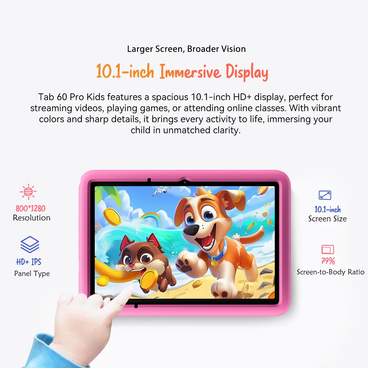 [ジャンク品]2026年 Blackview Tab 60 Pro Kids Blackview Tab 60PRO Kids Tablets 10.1-Inch Display Children PC