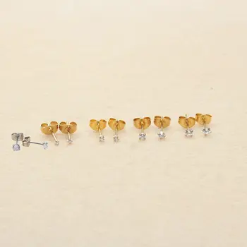 8 最佳銷售 2毫米耳環 - №1