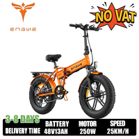 Engwe EP-2 Boost Folding Electric Bike 250W Motor 48V13Ah Battery E-Bike 20 Inch Fat Tire Adult City commuting Electric Bicycle