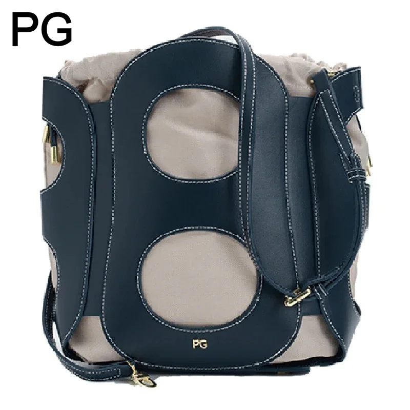 

Женская сумка-кроссбоди PG, однотонная, с полым дизайном в форме ведра, нишевая, высококачественная, универсальная, для ежедневных поездок, вместительная