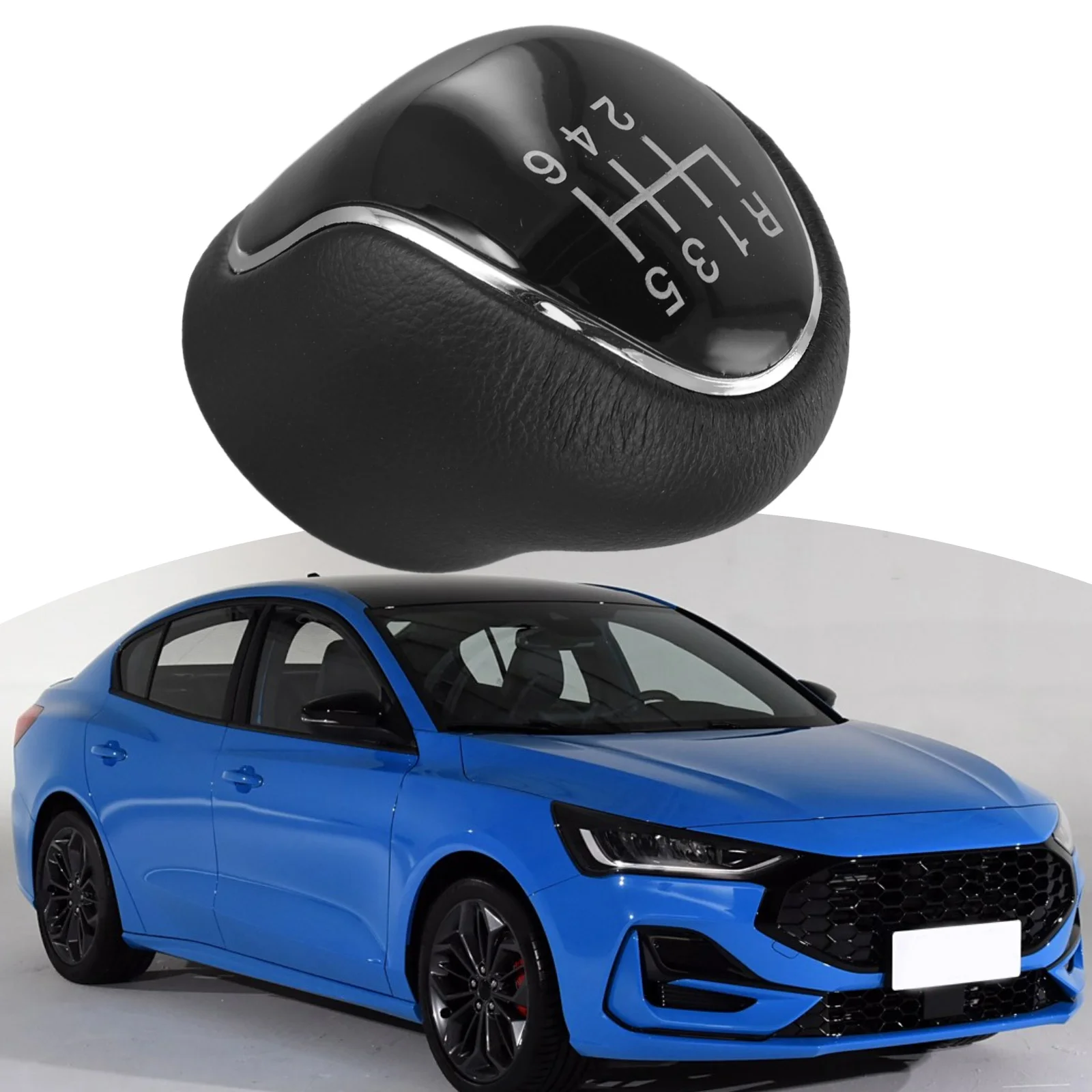 

Sleek 6 Speed Gear Shift Knob for Ford For Focus For Mondeo For SMAX and For CMAX Enhance Your Driving Style Today
