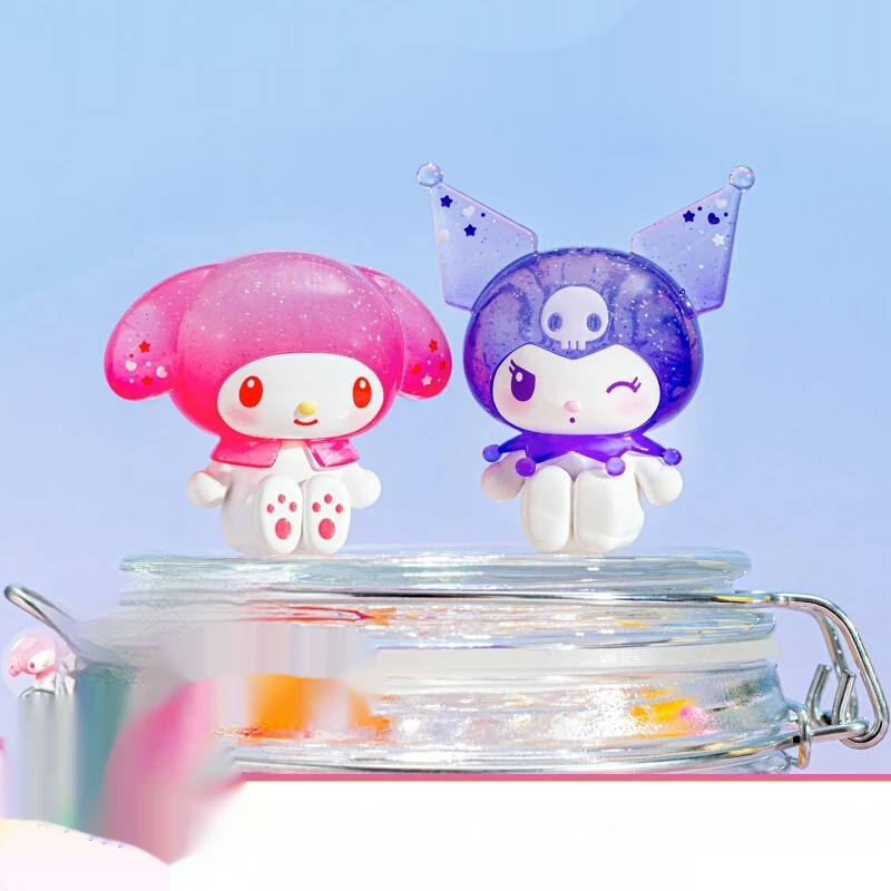 

Genuine Blind Box Kuromi My Melody Ramune Style Series Mini Figures Surprise Bag Mystery Box Collecting Trendy Toys Gift