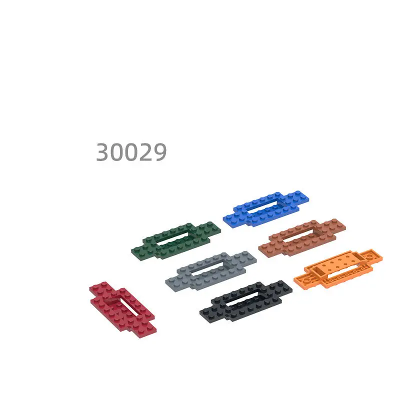 

20 шт., детали MOC 30029 847948, основание для автомобиля 4x10x2/3 с 4x2, встроенный центр, строительные блоки, кирпичи, сделай сам