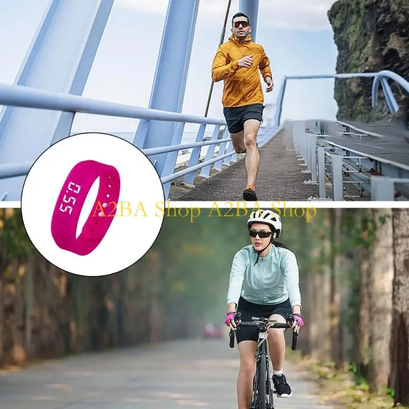 

A2BA Fitness Wristband Round Color Display Step Meter Calorie Observer Quiet Alarm Music Reiteration Weather Warning for Daily