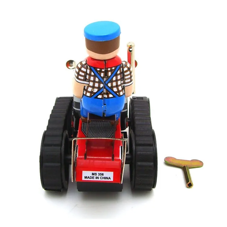 MS356 Tractor Nostalgic Theme Restaurant Coffee Shop Creative Ornament Photography Props Tin Toy Batch