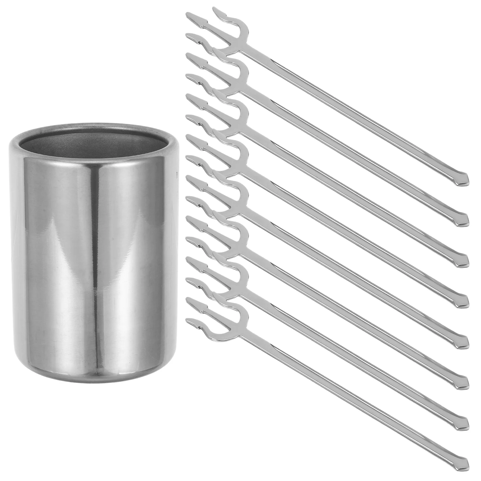 

Kitchen Spoon Organizer Heavy Duty Utensil Holder Storage Canister for Spatulas Forks Cooking Tools Space Saving