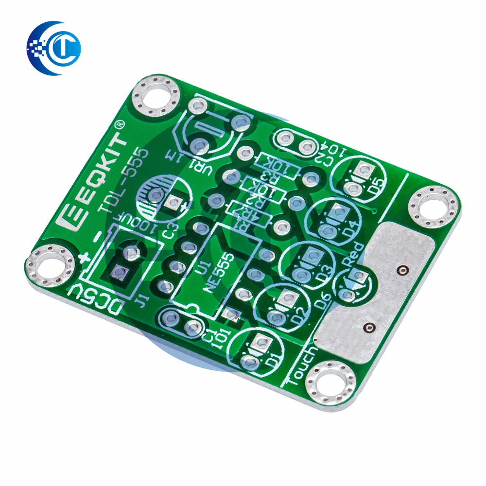 DIY Kit Touch LED Light Kit Touch Delay Lamp Electronic Parts Production Kit DC 5V adjustable 3s to 130s Adjustable