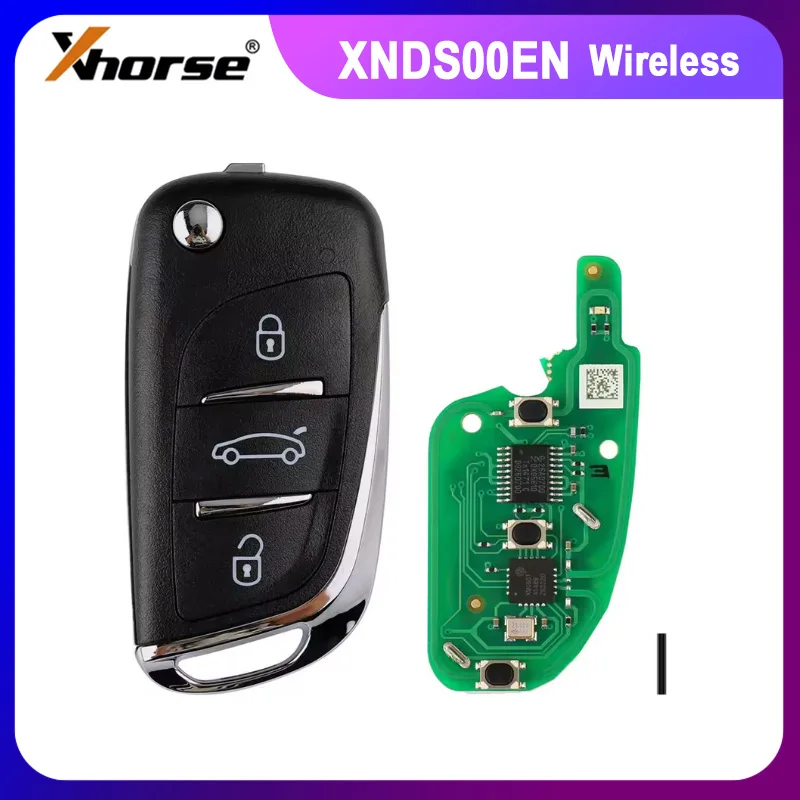 

1pcs Xhorse XNDS00EN DS Type VVDI Wireless Universal Remote Key 3 Buttons XN For VVDI Mini/Key Tool Max KEY Prpgrammer