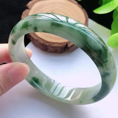 

zheru Jewelry Natural Burma Jade 54mm-62mm bracelet Exquisite Princess bracelet send girlfriend send mom